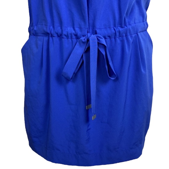 Rachel Roy Blue Drop Waist Halter Mini Dress - Picture 4 of 12